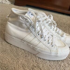 Adidas Nizza Platform Mid ‘Triple White’ – Women’s 10.5